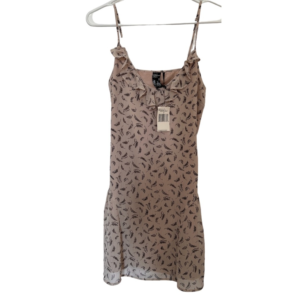 GUESS Feather Print Dress - Picture 2 of 3